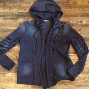 Blue Hoodie Jacket